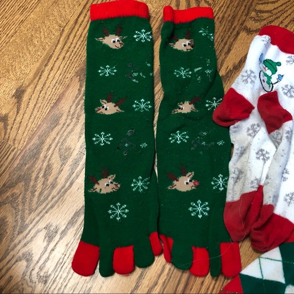Lot of 3 Holiday Socks - Picture 2 of 6